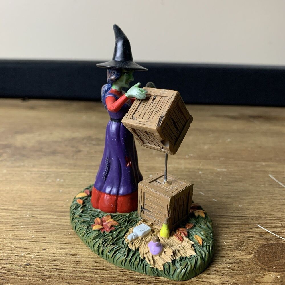 Department 56 Halloween Moving With Magic Snow Village 6002303 - Picture 3 of 8
